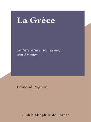 cover image of La Grèce